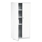 Iceberg Rough n Ready Storage Cabinet, Three-Shelf, 33w x 18d x 66h, Platinum Item: ICE92553