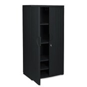 Iceberg Rough n Ready Storage Cabinet, Four-Shelf, 36w x 22d x 72h, Black Item: ICE92571