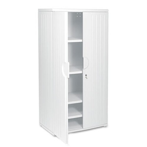 Iceberg Rough n Ready Storage Cabinet, Four-Shelf, 36w x 22d x 72h, Platinum Item: ICE92573