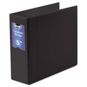 find It™ Gapless Loop Ring Binder, 3 Rings, 5" Capacity, 11 x 8.5, Black Item: IDEFT07095