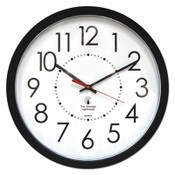 Chicago Lighthouse Electric Contemporary Clock, 14.5" Overall Diameter, Black Case, AC Powered Item: ILC67801103