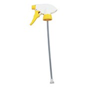 Impact® Chemical Resistant Trigger Sprayer, 9.88" Tube, Fits 32 oz Bottles, Yellow/White, 24/Carton Item: IMP60192491