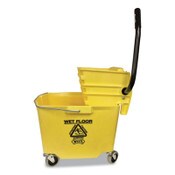 Impact® Side-Press Squeeze Wringer/Plastic Bucket Combo, 12 to 32 oz, Yellow Item: IMP6Y26353Y