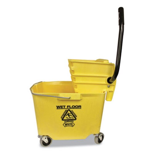Impact® Side-Press Squeeze Wringer/Plastic Bucket Combo, 12 to 32 oz, Yellow Item: IMP6Y26353Y