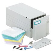 Innovera® CD/DVD Storage Drawer, Holds 150 Discs, Light Gray Item: IVR39501