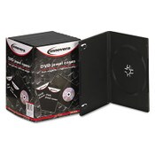 Innovera® Standard DVD Case, Black, 10/Pack Item: IVR72810