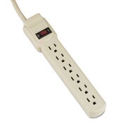 Innovera® Power Strip, 6 Outlets, 4 ft Cord, Ivory Item: IVR73304