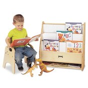 Jonti-Craft Toddler Pick-a-Book Stand, 24w x 9d x 25h, Birch Item: JNT0071JC