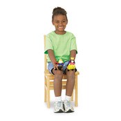 Jonti-Craft KYDZ Ladderback Chair, 16" Seat Height, Natural Maple Seat/Back, Natural Maple Base, 2/Carton Item: JNT5916JC2