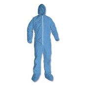 KleenGuard™ A65 Zipper Front Flame Resistant Coveralls, Large, Blue, 25/Carton Item: KCC45353