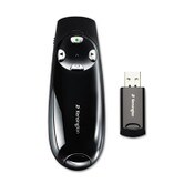 Kensington® Wireless Presenter Pro with Green Laser, Class 2, 150 ft Range, Black Item: KMW72353