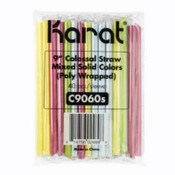 Karat® Boba Straws, 9", Assorted, 1,600/Carton Item: KRTC9060SMIXED