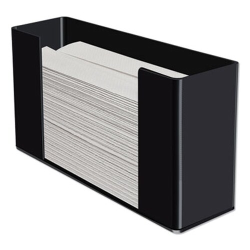 Kantek Multifold Paper Towel Dispenser, 12.5 x 4.4 x 7, Black Item: KTKAH190B
