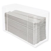 Kantek Multifold Paper Towel Dispenser, 12.5 x 4.4 x 7, Clear Item: KTKAH190