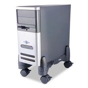 Kantek Mobile CPU Stand, Supports 60 lb, 4.5w x 16d x 7h, Black Item: KTKCS200B