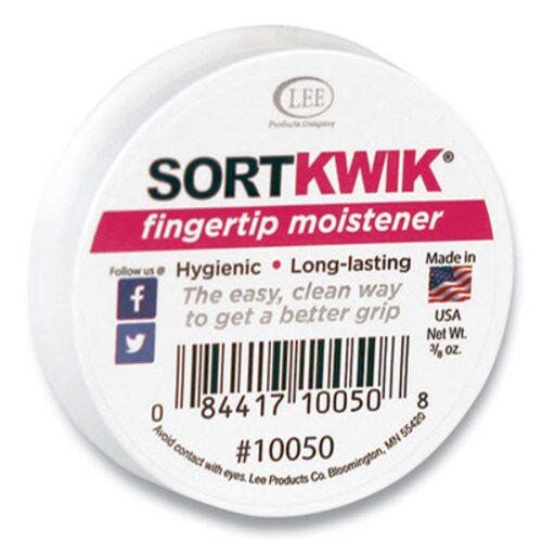 LEE Sortkwik Fingertip Moisteners, 0.38 oz, Pink Item: LEE10050