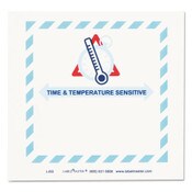 LabelMaster® Shipping and Handling Self-Adhesive Labels, TIME and TEMPERATURE SENSITIVE, 5.5 x 5, Blue/Gray/Red/White, 500/Roll Item: LMTL450