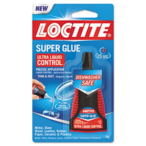 Loctite® Ultra Liquid Control Super Glue, 0.14 oz, Dries Clear Item: LOC1647358