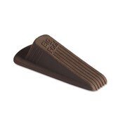 Master Caster® Big Foot Doorstop, No Slip Rubber Wedge, 2.25w x 4.75d x 1.25h, Brown, 2/Pack Item: MAS00971