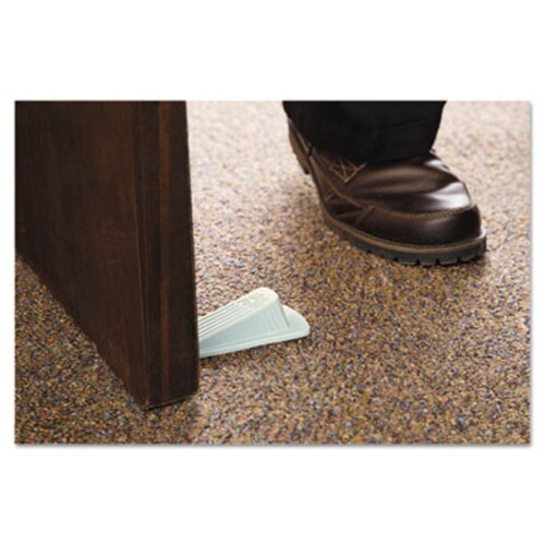 Master Caster® Big Foot Doorstop, No Slip Rubber Wedge, 2.25w x 4.75d x 1.25h, Beige, 2/Pack Item: MAS00975