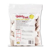 Master Caster® Quiet Feet Deluxe Noise Reducers, 1.25" dia, Circular, Beige, 100/Pack Item: MAS88847