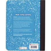 Mead® Primary Journal Half Page Ruled, Blue Marble Cover, Primary Rule, (100) 9.75 x 7.5 Sheets Item: MEA9554