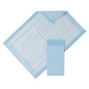 Medline Protection Plus Disposable Underpads, 23" x 36", Blue, 25/Bag, 6 Bag/Carton Item: MIIMSC281232CT