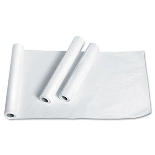 Medline Exam Table Paper, Deluxe Smooth, 21" x 225 ft, White, 12 Rolls/Carton Item: MIINON24326