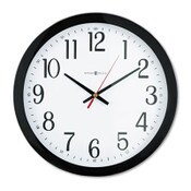Howard Miller® Gallery Wall Clock, 16" Overall Diameter, Black Case, 1 AA (sold separately) Item: MIL625166
