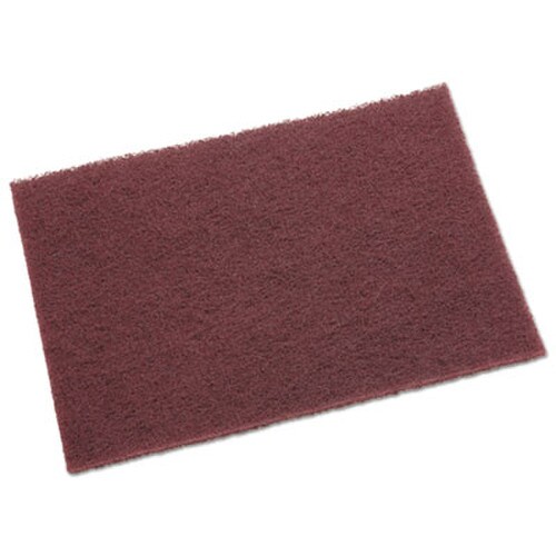 Scotch-Brite™ PROFESSIONAL General Purpose Hand Pad, 6 x 9, Maroon, 20/Box, 3 Boxes/Carton Item: MMM04029