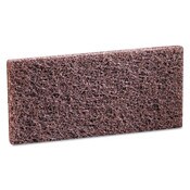 3M™ Doodlebug Scrub 'n Strip Pad, 4.63 x 10, Brown, 5 Pads/Box, 4 Boxes/Carton Item: MMM08004