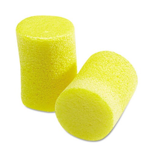 3M™ E-A-R Classic Earplugs, Pillow Paks, Cordless, PVC Foam, Yellow, 30 Pairs/Box Item: MMM3101060