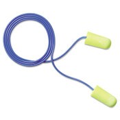 3M™ E-A-Rsoft Yellow Neon Soft Foam Earplugs, Corded, Regular Size, 200 Pairs/Box Item: MMM3111250