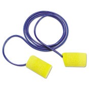 3M™ E-A-R Classic Foam Earplugs, Metal Detectable, Corded, Poly Bag, 200 Pairs Item: MMM3114101