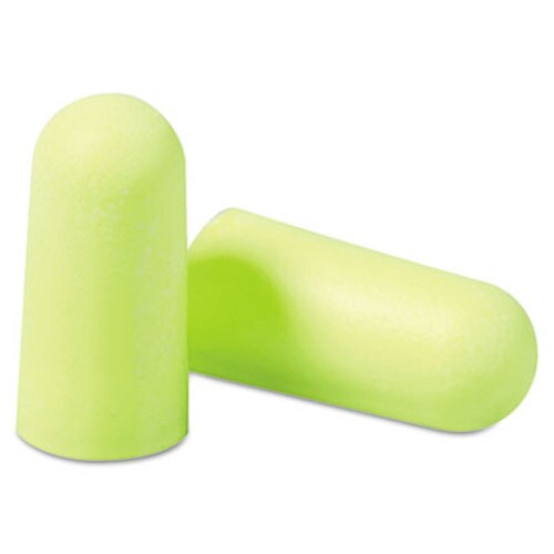 3M™ E-A-Rsoft Yellow Neon Soft Foam Earplugs, Cordless, Regular Size, 200 Pairs/Box Item: MMM3121250