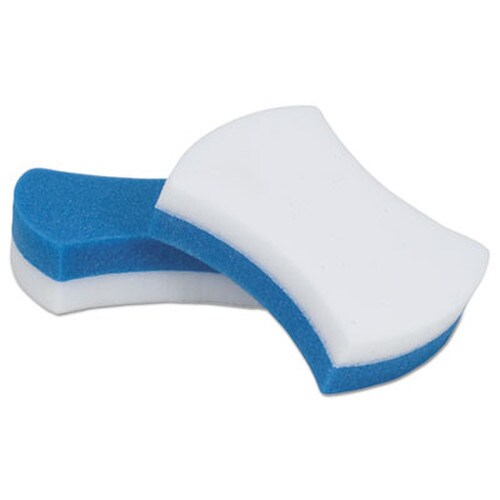 Scotch-Brite™ PROFESSIONAL Easy Erasing Pad 4004, 2.8 x 4.5 x 1.2, Blue/White, 12/Carton Item: MMM55658