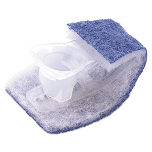 Scotch-Brite® Disposable Toilet Scrubber Refill, Blue/White, 10/Pack Item: MMM558RF