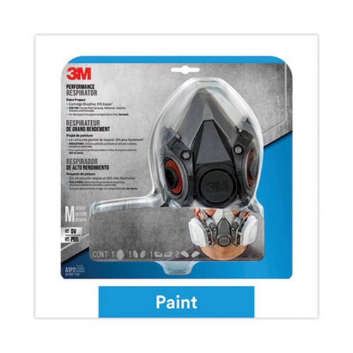 3M™ Half Facepiece Paint Spray/Pesticide Respirator, Medium Item: MMM6211PA1A