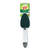 Scotch-Brite® Soap-Dispensing Dishwand, 2.5 x 9.5, Yellow/Green, 4/Carton Item: MMM6504