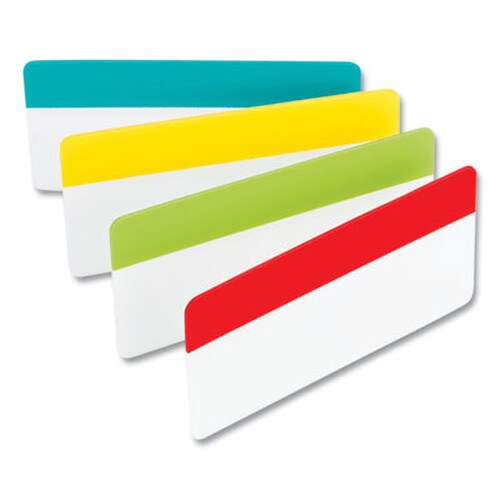 Post-it® Tabs Solid Color Tabs, 1/3-Cut, Assorted Colors, 3" Wide, 24/Pack Item: MMM686ALYR3IN