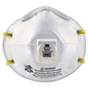 3M™ Particulate Respirator 8210V, N95, Cool Flow Valve, Standard Size, 10/Box Item: MMM8210V