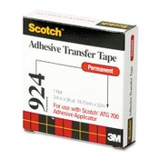 Scotch® ATG Adhesive Transfer Tape Roll, Permanent, Holds Up to 0.5 lbs, 0.75" x 36 yds, Clear Item: MMM92434