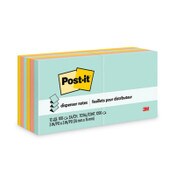 Post-it® Dispenser Notes Original Pop-up Refill Value Pack, 3" x 3", Beachside Cafe Collection Colors, 100 Sheets/Pad, 12 Pads/Pack Item: MMMR33012AP
