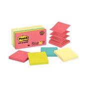 Post-it® Dispenser Notes Original Pop-up Notes Value Pack, 3" x 3", (8) Canary Yellow, (6) Poptimistic Collection Colors, 100 Sheets/Pad, 14 Pads/Pack Item: MMMR33014YWM