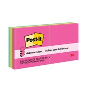 Post-it® Dispenser Notes Original Pop-up Refill, 3" x 3", Poptimistic Collection Colors, 100 Sheets/Pad, 6 Pads/Pack Item: MMMR330AN