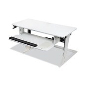 3M™ Precision Standing Desk, 35.4" x 23.2" x 6.2" to 20", White Item: MMMSD60W