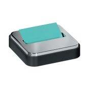 Post-it® Pop-up Notes Super Sticky Steel Top Dispenser, For 3 x 3 Pads, Black/Steel Item: MMMSTL330BK