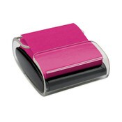 Post-it® Pop-up Notes Super Sticky Wrap Dispenser, For 3 x 3 Pads, Black/Clear, Includes 45-Sheet Color Varies Pop-up Super Sticky Pad Item: MMMWD330BK