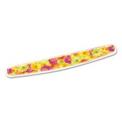 3M™ Fun Design Clear Gel Keyboard Wrist Rest, 18 x 2.75, Daisy Design Item: MMMWR308DS