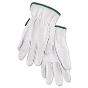 MCR™ Safety Grain Goatskin Driver Gloves, White, Medium, 12 Pairs Item: MPG3601M